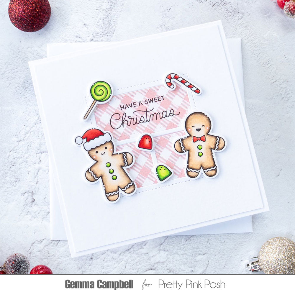 Pretty Pink Posh Gingerbread Friends Dies sweet