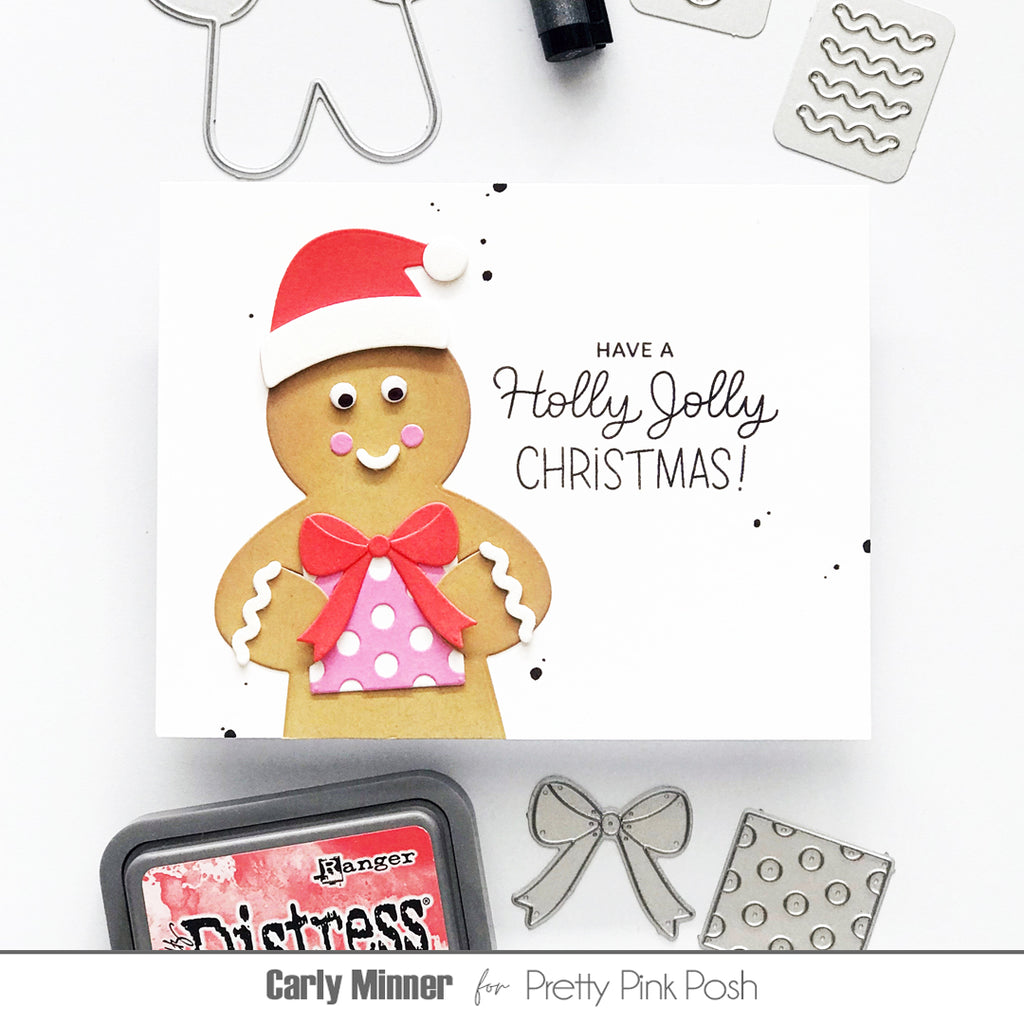 Pretty Pink Posh Gingerbread Holder Dies jolly