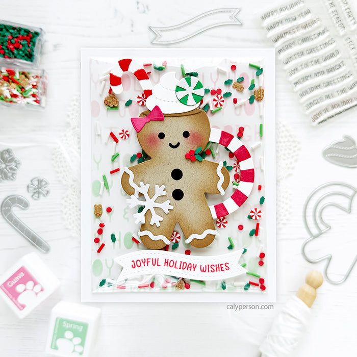 Pretty Pink Posh Gingerbread Mug Dies snowflake | color-code:ALT01