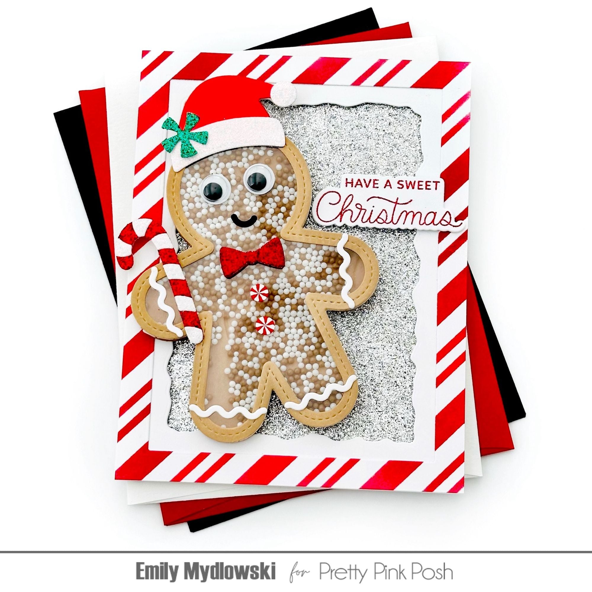 Pretty Pink Posh Gingerbread Shaker Dies swet