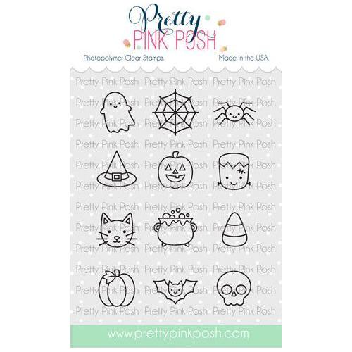 Pretty Pink Posh Halloween Icons Clear Stamps