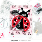 Pretty Pink Posh Ladybug Shaker Dies ladybug background | color-code:ALT03