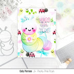Pretty Pink Posh Layered Bugs Stencils pastels | color-code:ALT01