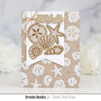 Pretty Pink Posh Layered Seashells Stencils special