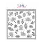 Pretty Pink Posh Layered Tropical Leaves Stencils