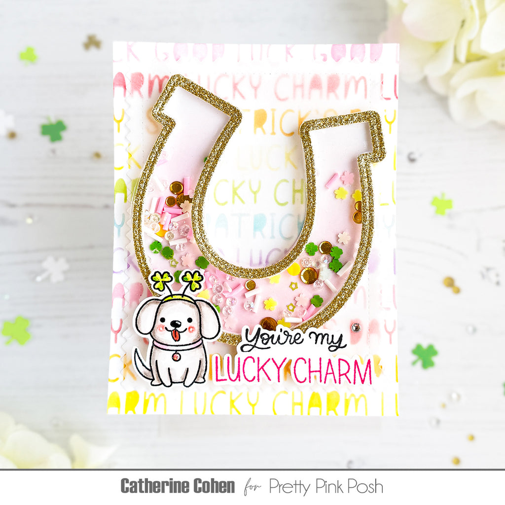 Pretty Pink Posh Lucky Animals Dies shaker