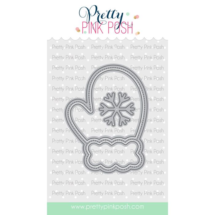 Pretty Pink Posh Mitten Shaker Dies 1