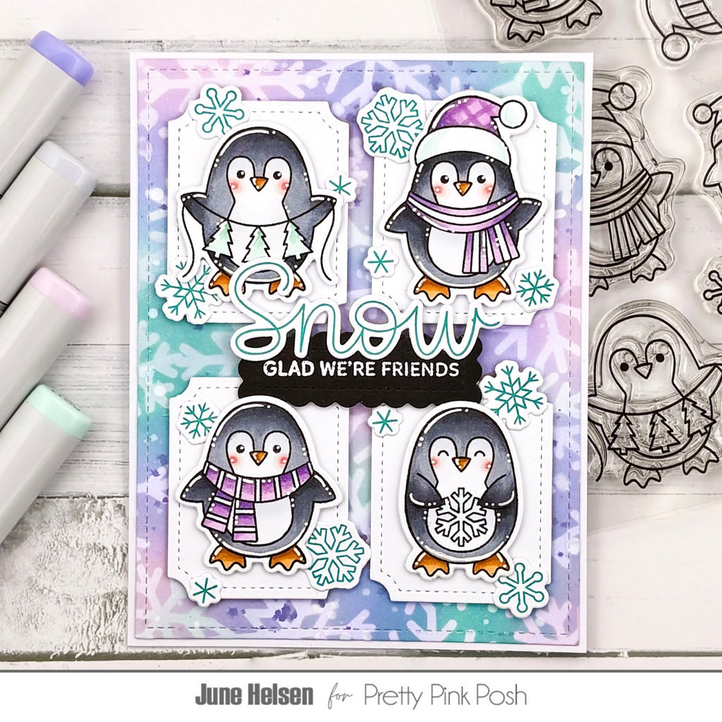 Pretty Pink Posh Penguin Friends Dies friends