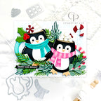 Pretty Pink Posh Penguin Mugs Dies greenery | color-code:ALT01