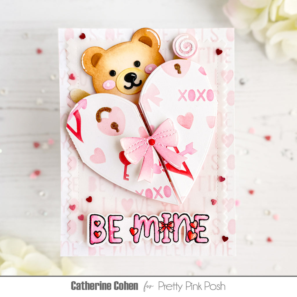 Pretty Pink Posh Pinking Rectangles Dies be mine