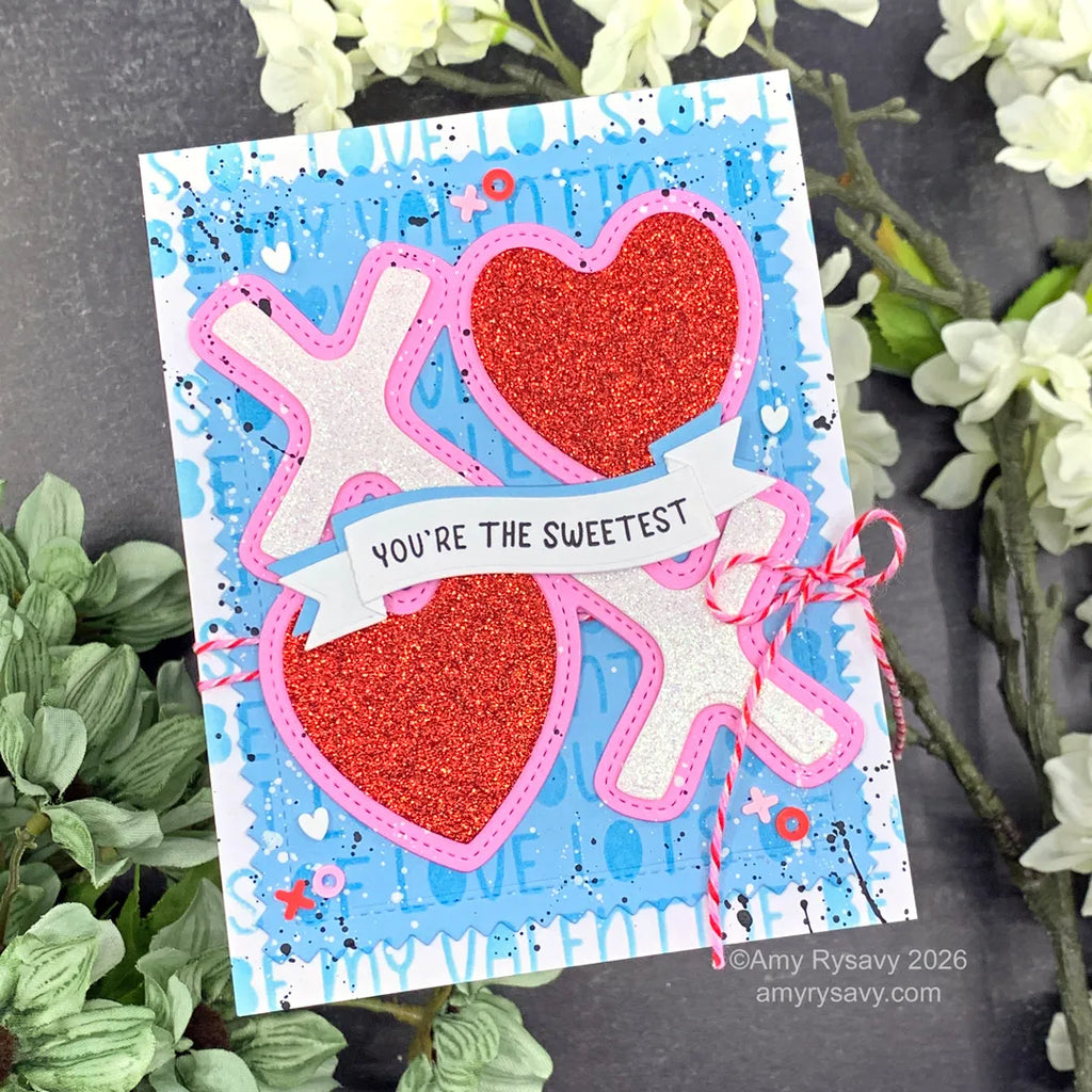 Pretty Pink Posh Pinking Rectangles Dies sweetest | color-code:ALT03