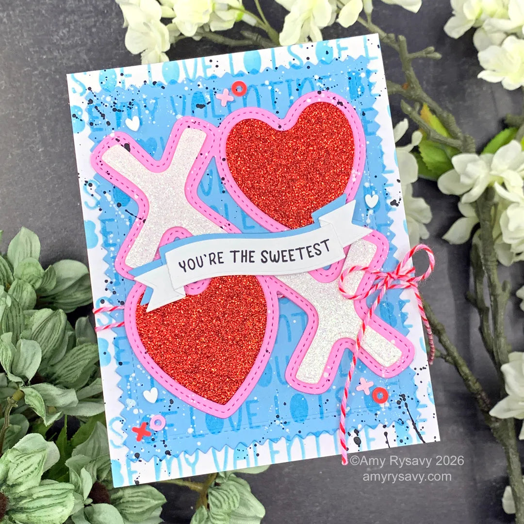 Pretty Pink Posh Pinking Rectangles Dies sweetest | color-code:ALT03