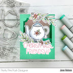 Pretty Pink Posh Simple Thanks Dies friendship