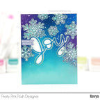 Pretty Pink Posh Snowflakes Dies joy