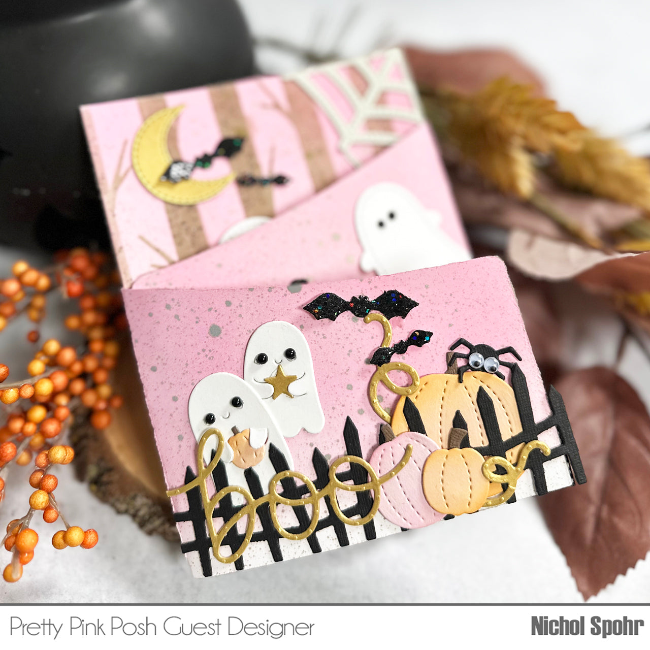 Pretty Pink Posh Spooky Fence Die boo | color-code:ALT02