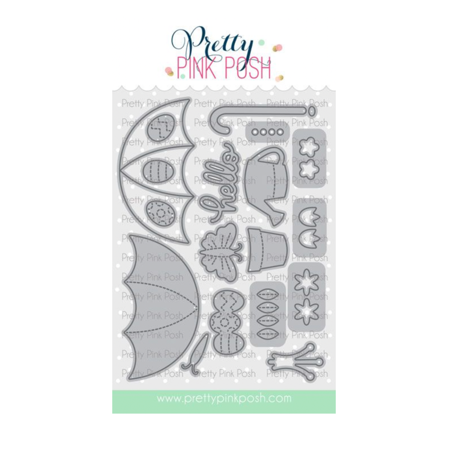 Pretty Pink Posh Springtime Holder Additions Dies