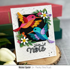 Pretty Pink Posh Stitched Hummingbirds Dies scallops | color-code:ALT02