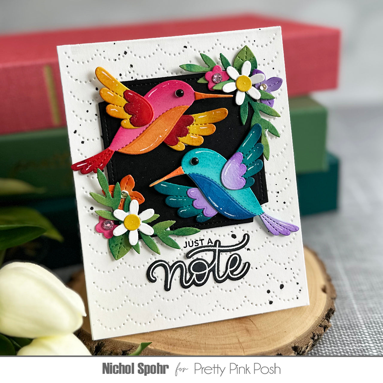 Pretty Pink Posh Stitched Hummingbirds Dies scallops | color-code:ALT02