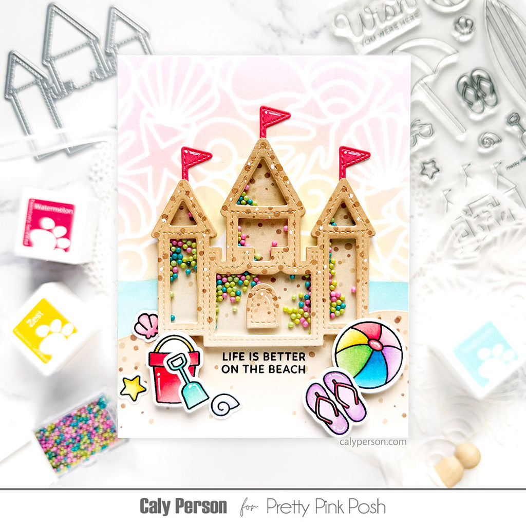 Pretty Pink Posh Summer Icons Dies shaker