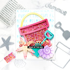 Pretty Pink Posh Summer Script Die starfish | color-code:ALT01
