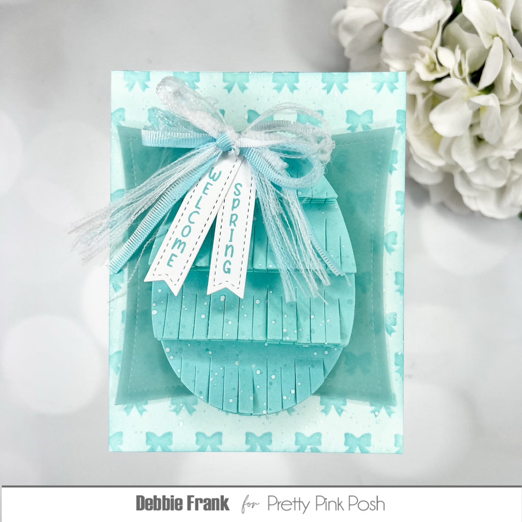 Pretty Pink Posh Tiny Bows Stencil spring
