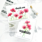 Simon Says Stamp Pretty Poppies Wafer Dies s998 Rain or Shine Thank You Cards | color-code:ALT07