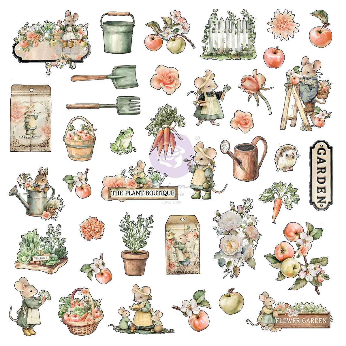 Prima Marketing Homegrown Ephemera 683559