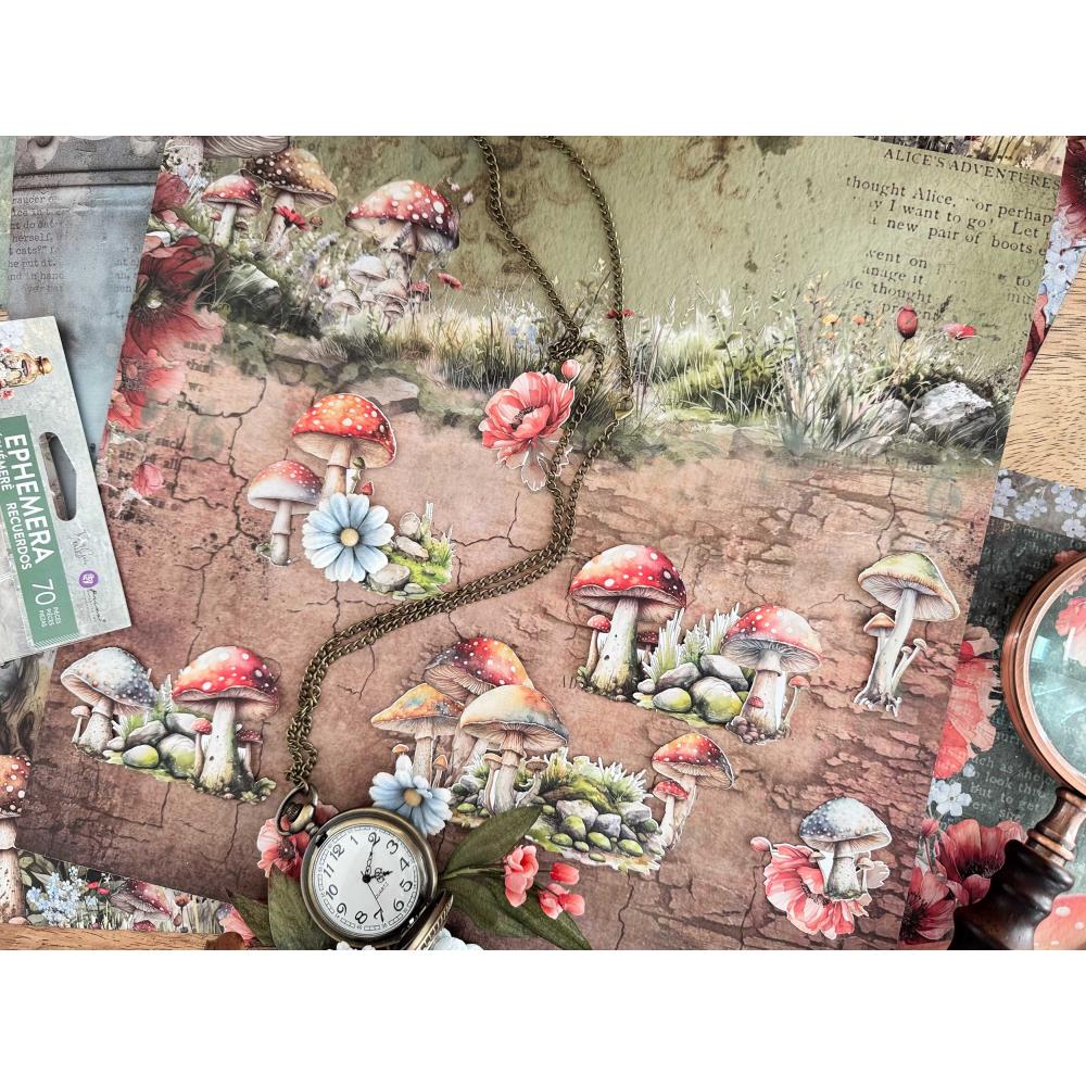 Prima Marketing Return To Wonderland Ephemera 675660 Storybook Layout