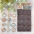 Prima Marketing The Home Baker Sweet Seal Decor Mould 672799 with sample pieces