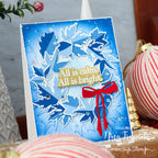 Simon Says Stamps and Dies Printmaking Leaves set1082pl Sugar and Spice Christmas Card | color-code:ALT01