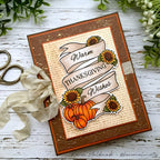 Simon Says Stamps and Dies Pumpkin Blessings set1050pb STAMPtember Thanksgiving Card