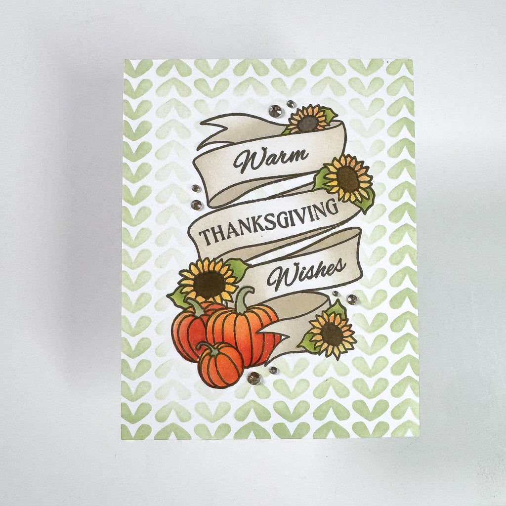 Simon Says Stamps and Dies Pumpkin Blessings set1050pb STAMPtember Thanksgiving Card