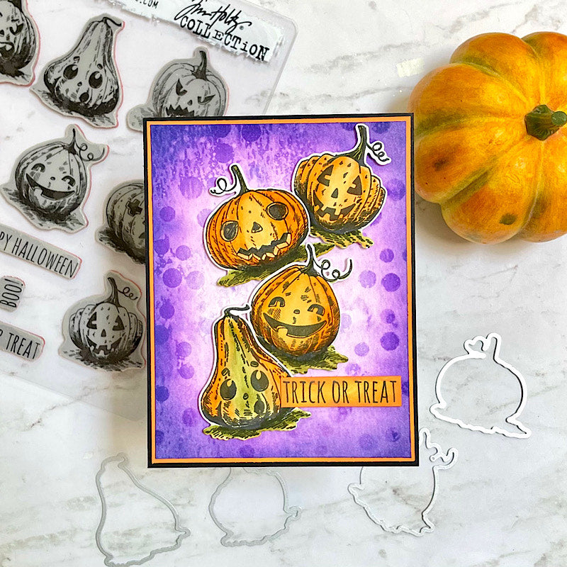 Simon Says Stamp Pumpkinhead Wafer Dies 309sss Halloween Card  | color-code:ALT07