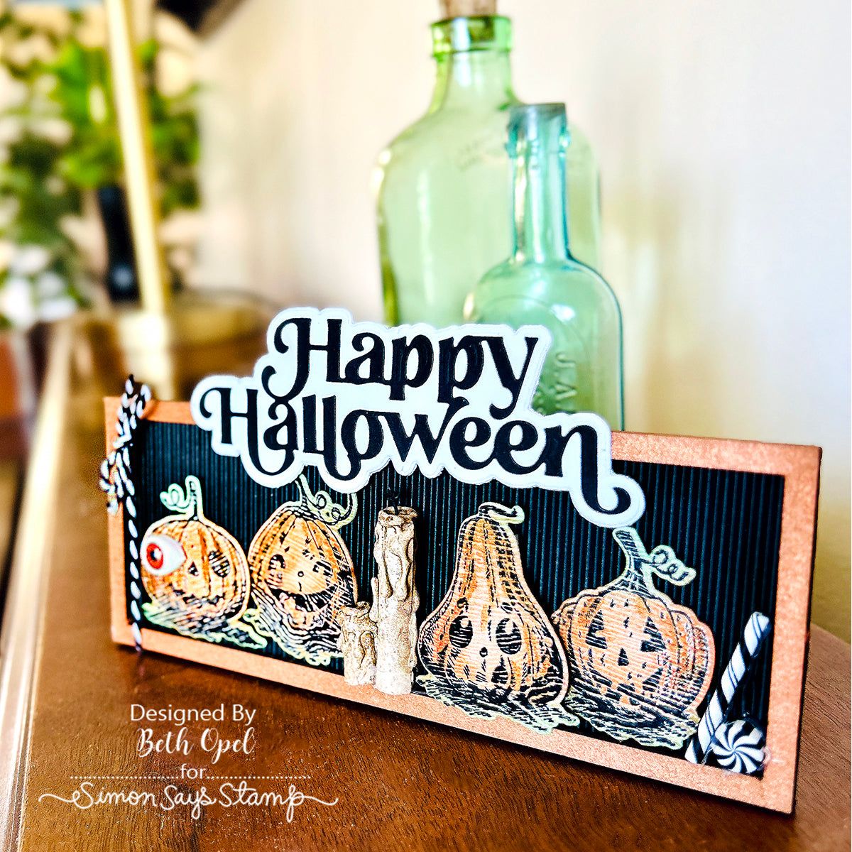Simon Says Stamp Pumpkinhead Wafer Dies 309sss Halloween Decor