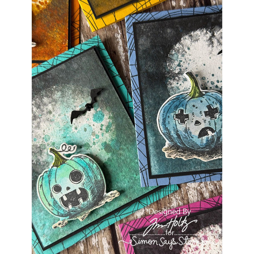 Simon Says Stamp Pumpkinhead Wafer Dies 309sss Halloween Card Set Details