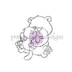 Purple Onion Designs Brownie Bear And Tofu Cuddles Unmounted Cling Stamp pod5013