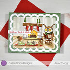 Purple Onion Designs Nighty Night Listeners Unmounted Cling Stamp pod6066 Amy_Young
