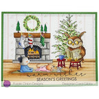 Purple Onion Designs Nighty Night Listeners Unmounted Cling Stamp pod6066 Carol_Gibbs