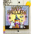 Purple Onion Designs Tofu And Friends Trick Or Treat Unmounted Cling Stamp pod5055 Michela Folgori Card