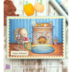 Purple Onion Designs Warm And Cozy Cocoa Wishes Unmounted Cling Stamp pod5057 Michela Folgori Card