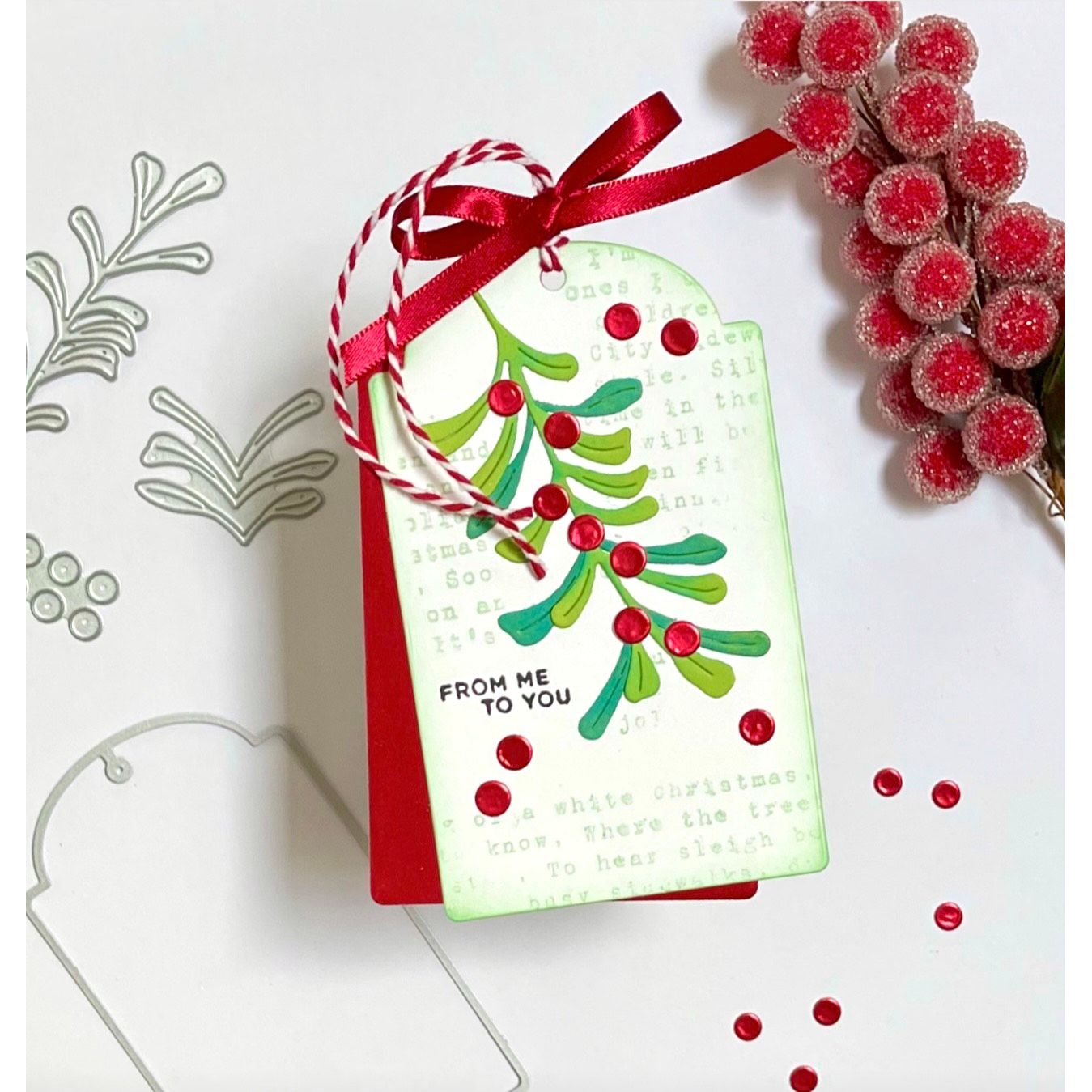 Simon Says Stamp Rounded Tags Wafer Dies 1479sd And Everything Nice Christmas Tag | color-code:ALT04
