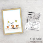Rainbow Splash Clear Stamps Budding Blossoms rs119c Beautiful Moments Encouragement Card | color-code:ALT04