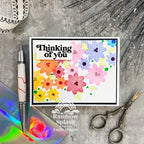 Rainbow Splash Rainbow Inks And Reinkers Complete Set rs23ari Thinking of You Card