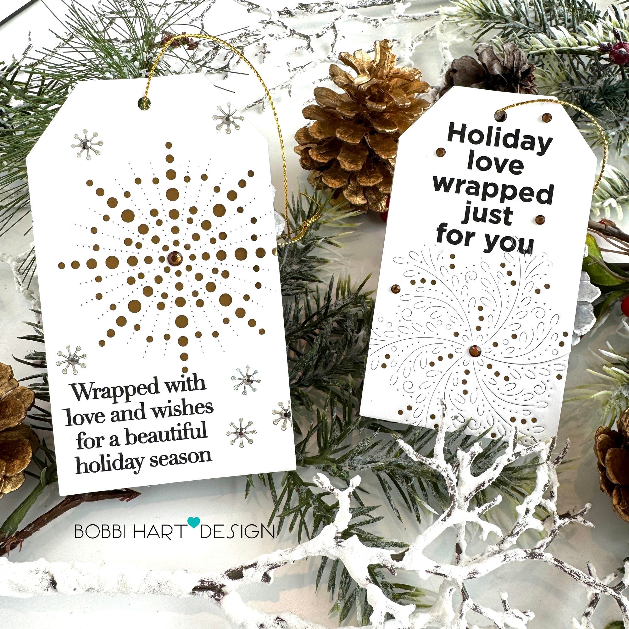 Simon Says Stamp Radiant Burst Wafer Die s1108 DieCember Holiday Tags