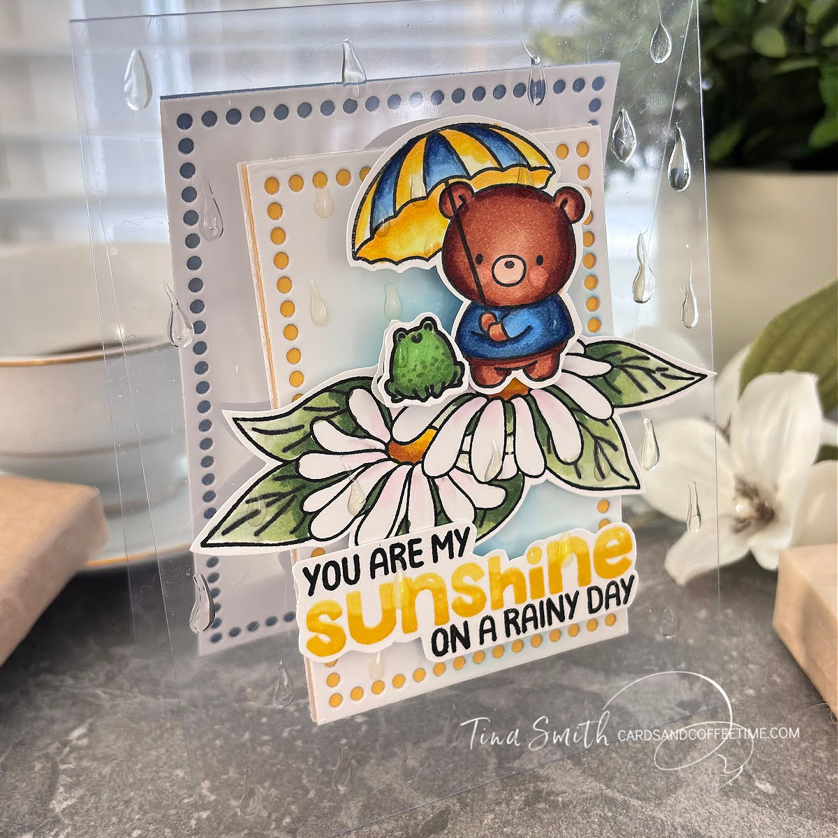 Simon Says Stamps and Dies Rain or Shine set950rs Rain or Shine You Are My Sunshine Card | color-code:ALT04