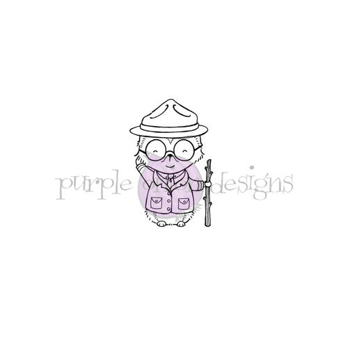 Purple Onion Designs Ranger Rockwell Unmounted Cling Stamp pod1390