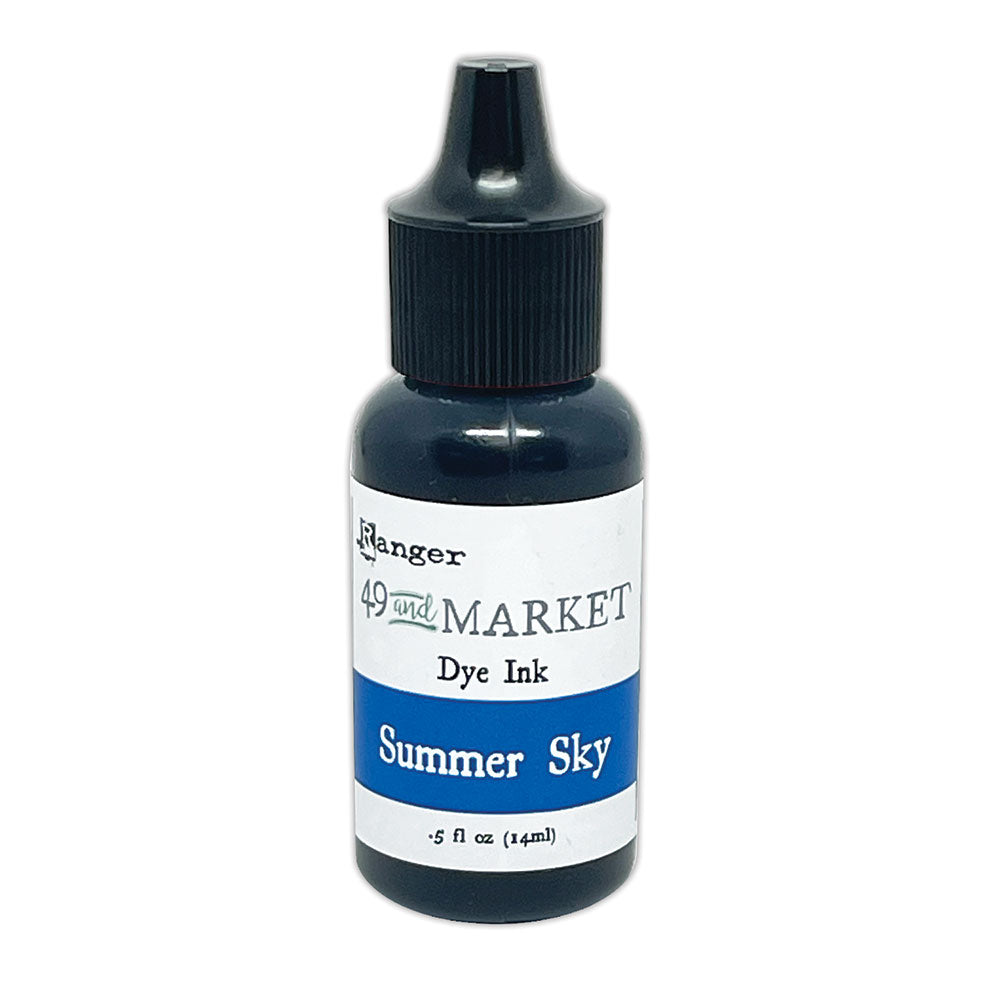 Ranger 49 and Market Summer Sky Dye Ink Pad And Reinker Bundle FMI92643