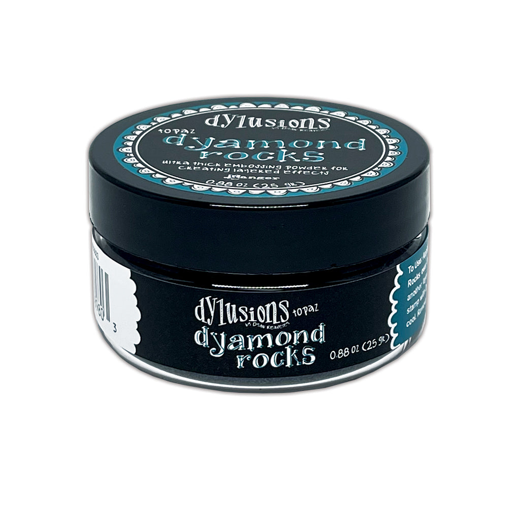 Ranger Dylusions Dyamond Rocks Embossing Powder Bundle DYM89803 Topaz