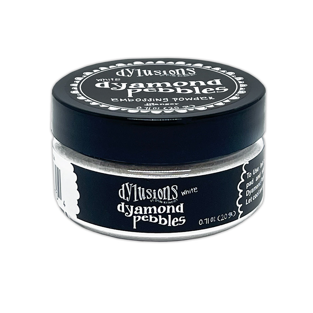 Ranger Dylusions White Dyamond Pebbles Embossing Powder dym89704