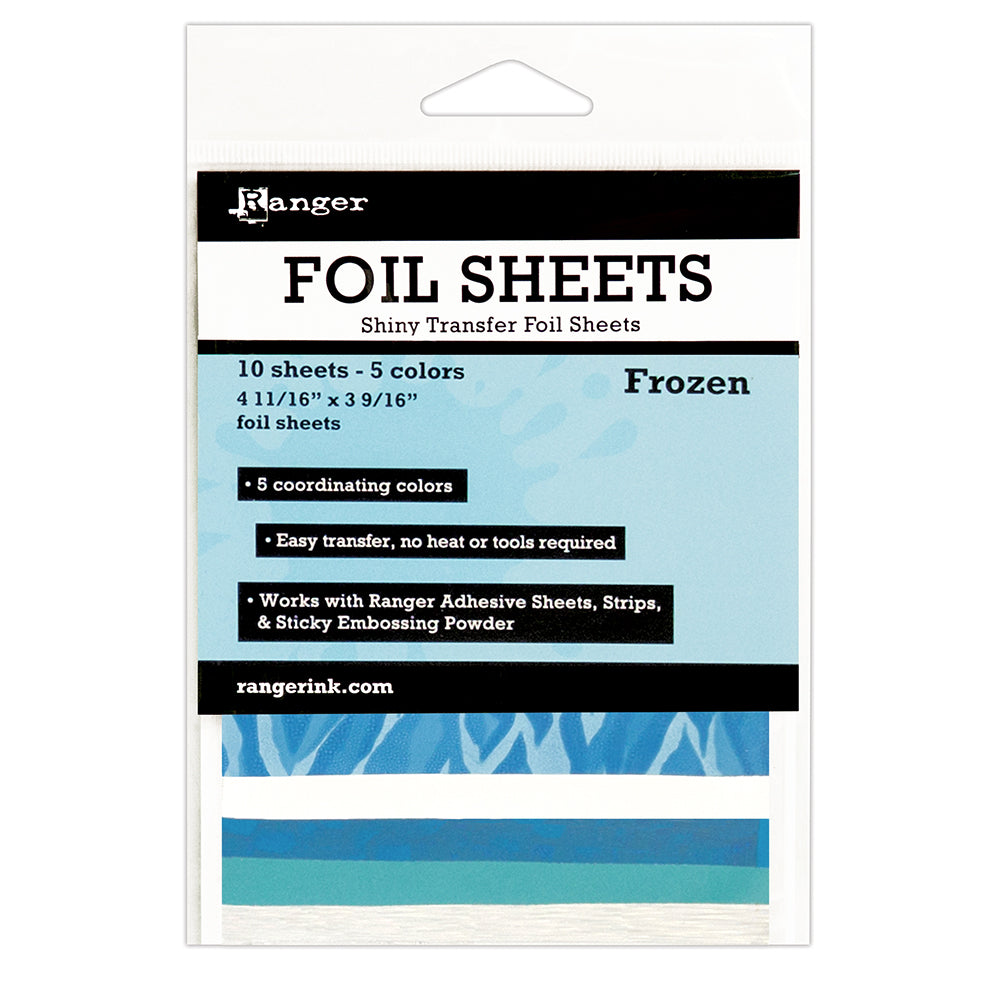 Ranger Frozen Shiny Transfer Foil Sheets ISF48008
